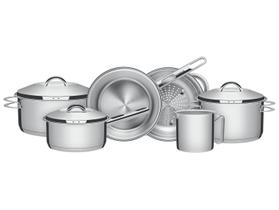 Jogo de Panelas Tramontina Inox 6 Peças Solar Jogo de Panelas Tramontina Inox 6 Peças Solar