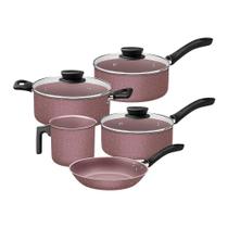 Jogo De Panelas Tramontina Linz 28299405 Rosa Rosa 28299405 Jogo De Panelas Tramontina Linz 28299405 Rosa Rosa 28299405