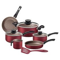 Jogo De Panelas Tramontina Paris Alumínio Antiaderente Starflon Max Vermelho 07 Peças Tramontina Jogo De Panelas Tramontina Paris Alumínio Antiaderente Starflon Max Vermelho 07 Peças Tramontina