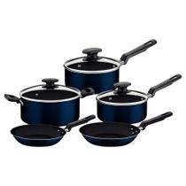 Jogo de Panelas Tramontina Ravena Alumínio Antiaderente Starflon Max 5 Peças