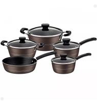 Jogo De Panelas Tramontina Sicilia 5 Peças Antiaderente