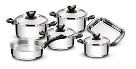 Jogo de Panelas Tramontina Solar Baquelite 6 Peças Jogo de Panelas Tramontina Solar Baquelite 6 Peças