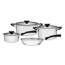 Jogo De Panelas Tramontina Solar Silicone Fundo Triplo 4Pçs Jogo De Panelas Tramontina Solar Silicone Fundo Triplo 4Pçs