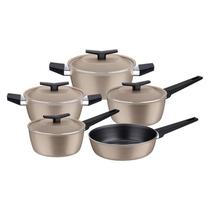 Jogo de Panelas Tramontina Spezia Induction 5 Peças Areia