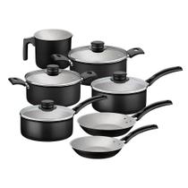 Jogo de Panelas Tramontina Turim 20297061 Preto Jogo de Panelas Tramontina Turim 20297061 Preto