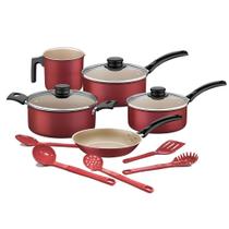 Jogo de Panelas Tramontina Turim 5 Peças e Conjunto de Utensílios 5 peças