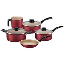 Jogo De Panelas Tramontina Turim 5 Peças Em Alumínio Antiaderente Jogo De Panelas Tramontina Turim 5 Peças Em Alumínio Antiaderente