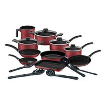 Jogo De Panelas Tramontina Turim Antiaderente com Utensílíos 15 Peças