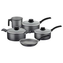 Jogo de Panelas Turim 5 Peças em Alumínio Antiaderente Chumbo - Tramontina Jogo de Panelas Turim 5 Peças em Alumínio Antiaderente Chumbo - Tramontina