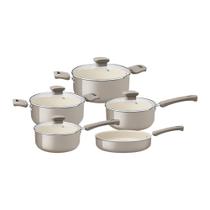 Jogo de Panelas Veronese 5 Peças Revestimento Interno Cerâmico cor Bege Tramontina - 28699416