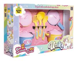 Jogo de Panelinha Colorido Unicórnio Unika 0562 - Samba Toys
