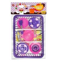 Jogo de Panelinhas Infantil c/ Cesto e Acessórios Para Brincar de Comidinha - 6758 - Pica Pau Jogo de Panelinhas Infantil c/ Cesto e Acessórios Para Brincar de Comidinha - 6758 - Pica Pau