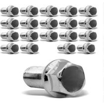 Jogo de Parafuso de Roda Cromado Audi, Golf e Bora Esférico 20 unidades -ITAP
