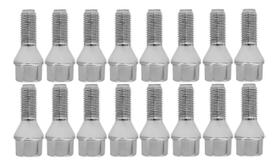 Jogo De Parafuso Roda Cromado Chave 17 Mm 16 Peças Picasso- ITAP