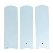 Jogo de Pás Branco 3 Peças Ventilador Teto New Delta Light Jogo de Pás Branco 3 Peças Ventilador Teto New Delta Light