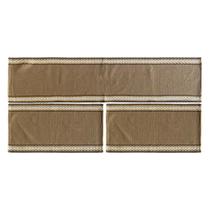 Jogo de Passadeira Tapetes 3 Peças Tear Montreal 85% Algodão