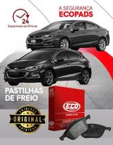 Jogo de pastilha de freio dianteira chevrolet cruze 1.4 turbo 2017 2018 2019 2020 2021 original