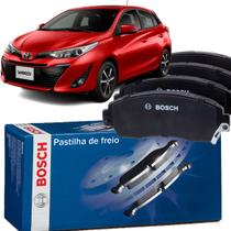 Jogo de Pastilha de Freio Original Bosch Dianteiro Yaris 1.3 e 1.5 2018 Em diante