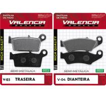 Jogo de Pastilha Freio Diant + Tras NX 400 Falcon Vl Brakes