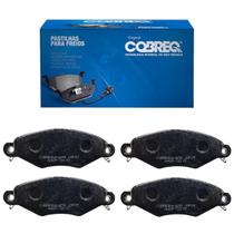 Jogo de Pastilhas de Freio Dianteira Cobreq N1156 Para Peugeot 206 1.0 1.1 1.4 1.6 1.9D 1999 a 2001