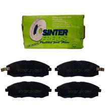 Jogo de Pastilhas de Freio Dianteira Sinter Freios HY3803 Para H1 2.4 2.5D Bus Van 1997 a 2001