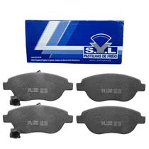 Jogo de Pastilhas de Freio Dianteira SYL1202 P/ Fiat Linea 1.4 T-Jet 2007&gt / Laguna 1.6/2.0 1993&gt