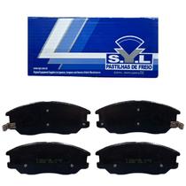 Jogo de Pastilhas de Freio Dianteira Syl2262 Para Santa Fé 2.0 2001 em diante, Actyon 2008 em diante e H1 2.5 1997 em diante