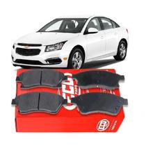 Jogo de pastilhas de freio, gm chevrolet cruze 1.8 16v, 2010 em diante eco1498 Jogo de pastilhas de freio, gm chevrolet cruze 1.8 16v, 2010 em diante eco1498