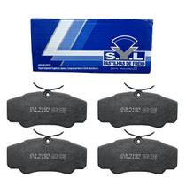 Jogo de Pastilhas de Freio Tras. SYL2192 P/ Fiat Ducato 2.8 JTD 2001&gt / Peugeot Boxer 2.8 HDI 2002&gt