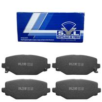 Jogo de Pastilhas de Freio Traseira Syl2190 P/ Fiat Freemount 2.0/2.4/3.6 2013&gt / Journey 3.6 2012&gt