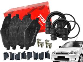 Jogo de Pastilhas Dianteiras Novo Corsa Montana Com Reparo e Presilhas Marca TRW / CECCARELLI / CONT Jogo de Pastilhas Dianteiras Novo Corsa Montana Com Reparo e Presilhas Marca TRW / CECCARELLI / CONT