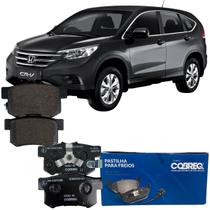 Jogo de pastilhas do freio traseiro honda crv 2.0 16v 2005 a 2016 cobreq Jogo de pastilhas do freio traseiro honda crv 2.0 16v 2005 a 2016 cobreq