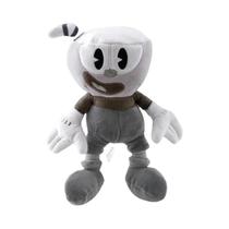 Jogo de Pelúcia Cuphead - Mugman, O Diabo e Cascalho (23-30cm)