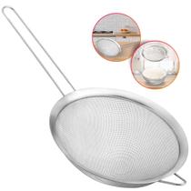 Jogo De Peneira Em Aço Inox 20cm Farinha Coador Profissional Jogo De Peneira Em Aço Inox 20cm Farinha Coador Profissional