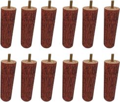 Jogo de Pés Box Fixo com 6 Unidades em Madeira Jogo de Pés Box Fixo com 6 Unidades em Madeira