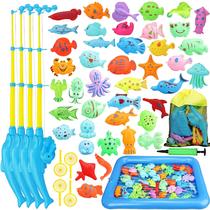 Jogo de pesca magnética TOY Life para crianças com piscina inflável Jogo de pesca magnética TOY Life para crianças com piscina inflável