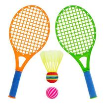 Jogo De Peteca Kit Com 2 Raquete 1 Peteca E 1 Bola