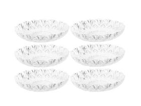 Jogo de Petisqueira em Vidro 6 Peças Vidro Cristal 12,5cm Jogo de Petisqueira em Vidro 6 Peças Vidro Cristal 12,5cm
