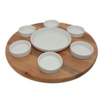 Jogo de Petisqueiras Giratório 7 Peças 35465 - MS Madeiras
