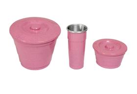 Jogo de Pia Craqueado Rosa Jogo de Pia Craqueado Rosa