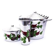 Jogo de pia porta detergente/ porta sabao/ lixeira aluminio Jogo de pia porta detergente/ porta sabao/ lixeira aluminio