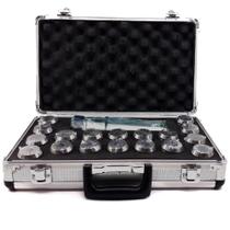 Jogo de Pinças CM3 Com 20 Peças 03 a 25mm, Mandril Porta Pinças e Chave Tipo Gancho (38,0001) - Rocast