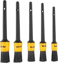Jogo de pinceis vonder p/detalhamento c/5pcs automotivo