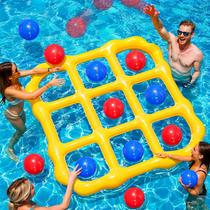 Jogo de Piscina MGparty Jogo da Velha Inflável 136 cm Flutuante Jogo de Piscina MGparty Jogo da Velha Inflável 136 cm Flutuante