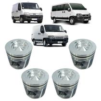 Jogo de pistão std sem anel fiat ducato 2.3 citroen jumper peugeot boxer 2010 a 2017
