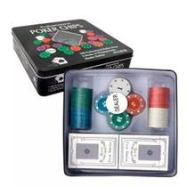 Jogo de poker na lata- 100 fichas - ravi
