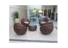 Jogo De Poltronas Modernas Para Sala Jardim Piscina Externa