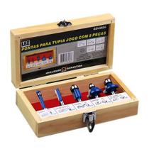 Jogo de Ponta Para Tupia Com 5 Peças 684866 Lee Tools Jogo de Ponta Para Tupia Com 5 Peças 684866 Lee Tools