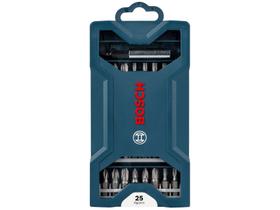 Jogo De Pontas Aço Para Parafusadeira 25 Unidades Mini X Line Bosch Profissional Jogo De Pontas Aço Para Parafusadeira 25 Unidades Mini X Line Bosch Profissional