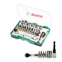 Jogo de Pontas Bits e Soquetes 27 Peças Bosch Estojo Verde Com Chave Catraca Magnético Para Furadeiras e Parafusadeiras Marcenaria Hidráulica Elétrica Jogo de Pontas Bits e Soquetes 27 Peças Bosch Estojo Verde Com Chave Catraca Magnético Para Furadeiras e Parafusadeiras Marcenaria Hidráulica Elétrica